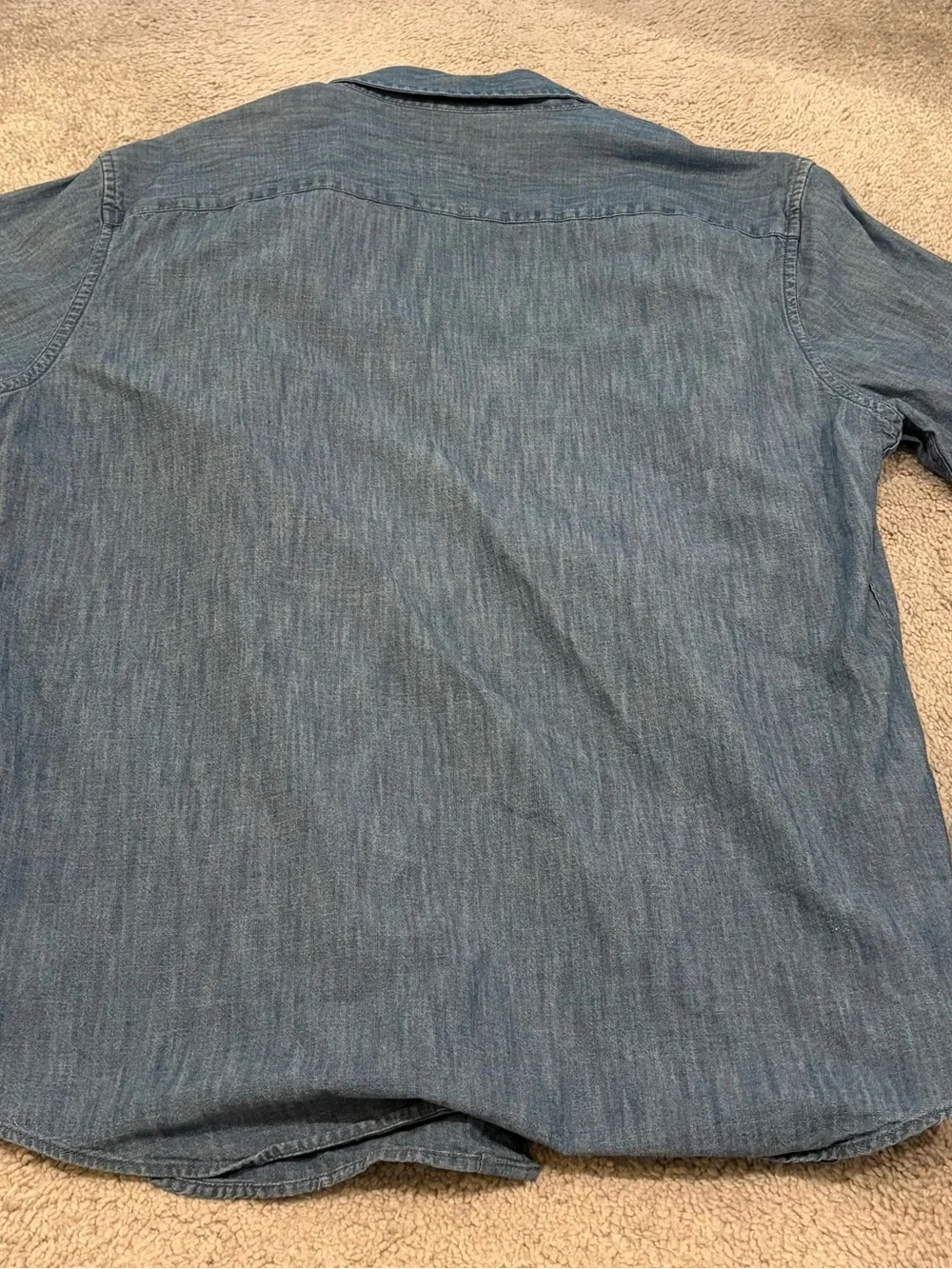 Banana Republic Blue Button-Down Shirt Slim Fit